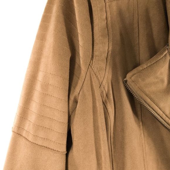 NWOT Odyn Faux Suede Jacket Woman's Size - Picture 3 of 4